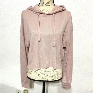 Wild Fable Waffle Knit Hooded Pullover